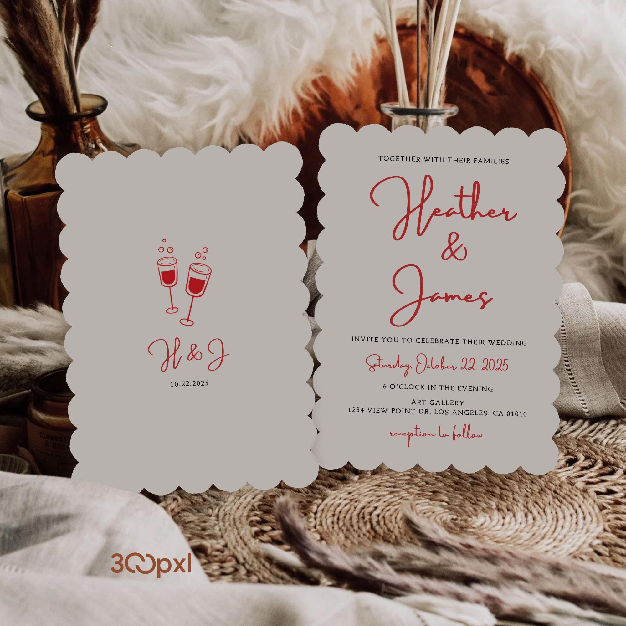 Vellum and Different Shaped Invites - Image 4