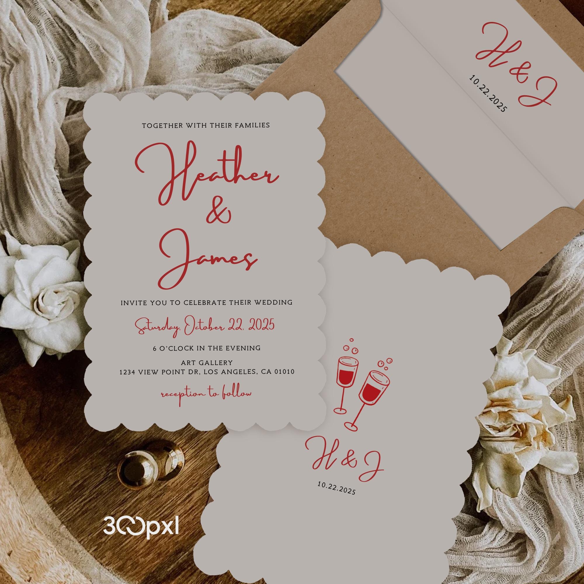 Vellum and Different Shaped Invites - Image 3