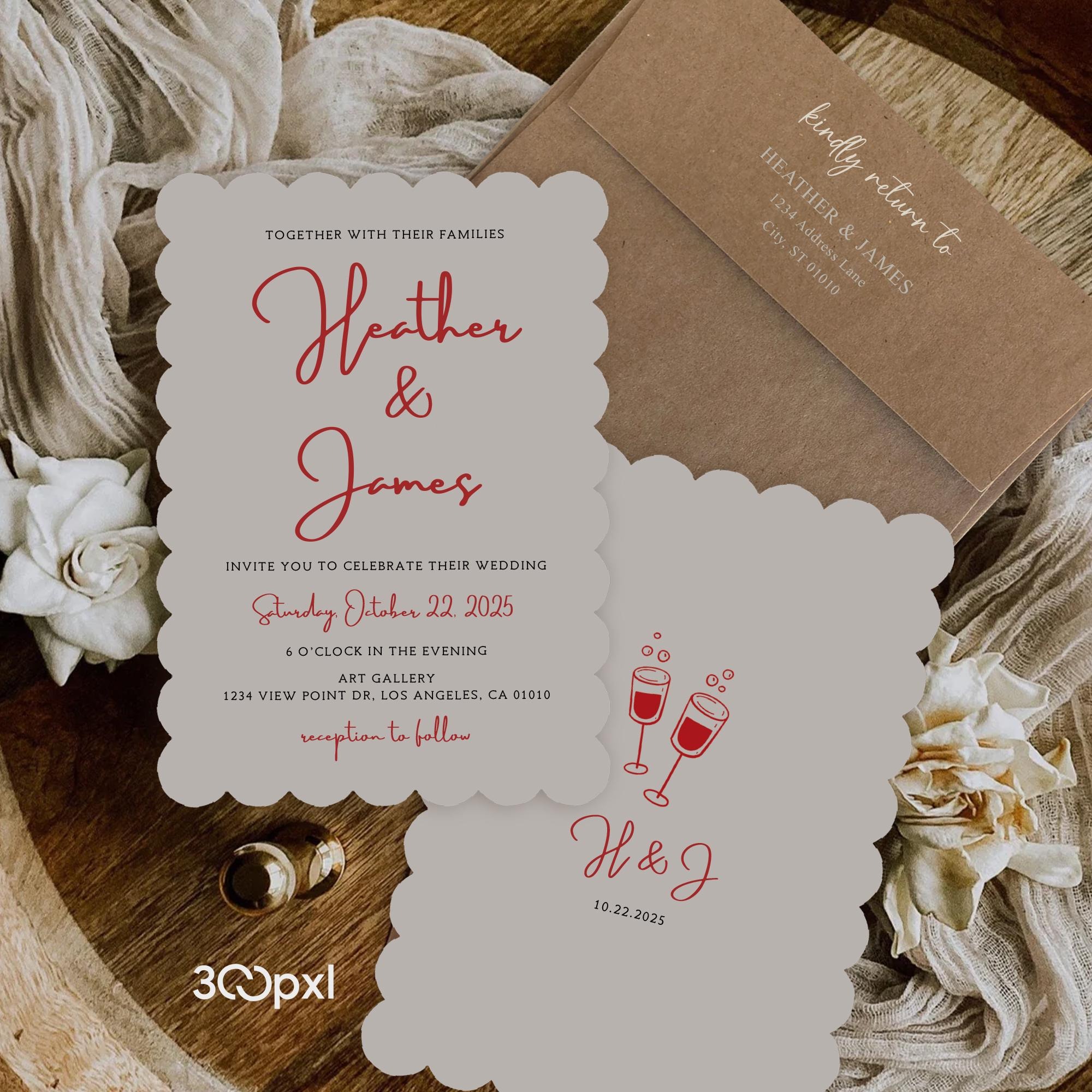 Vellum and Different Shaped Invites - Image 2