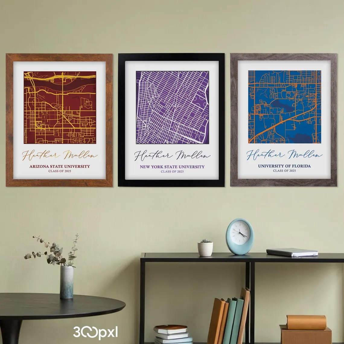 University Map Personalized Gift